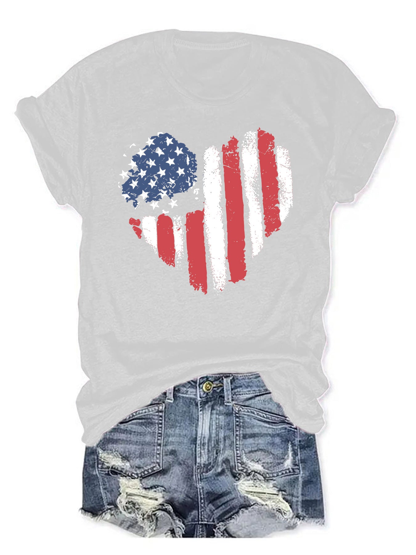 round-neck short sleeve