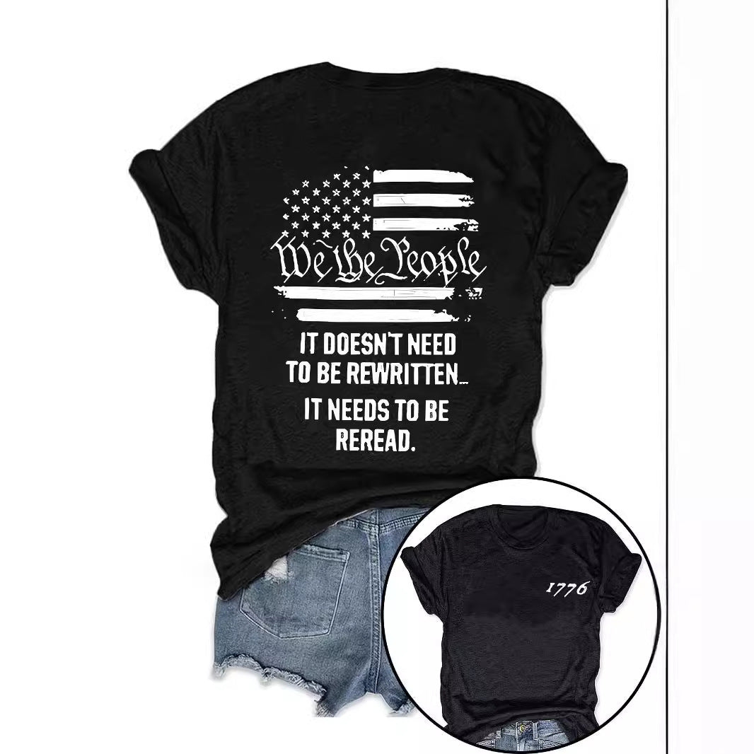 round-neck short sleeve