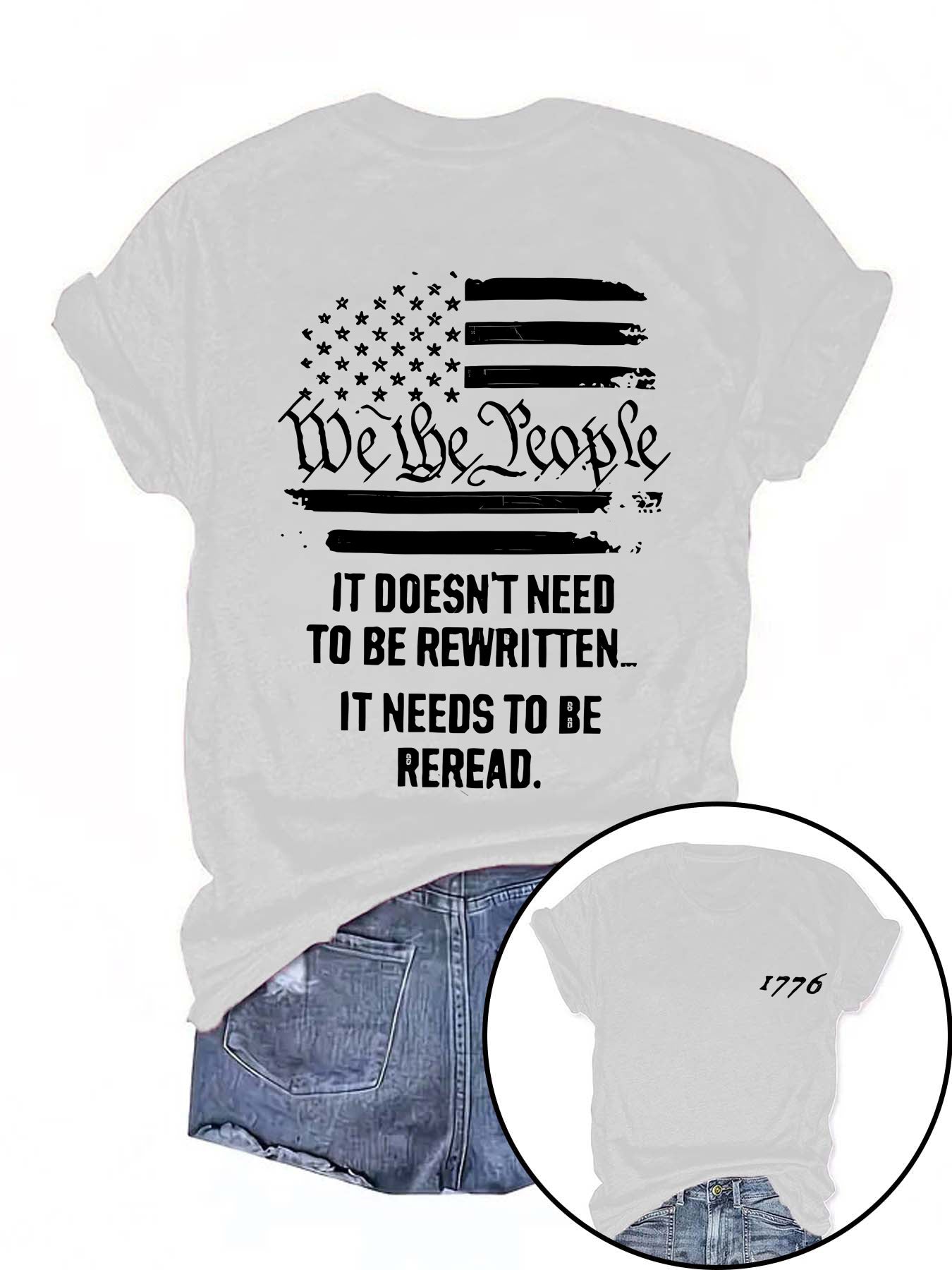 round-neck short sleeve