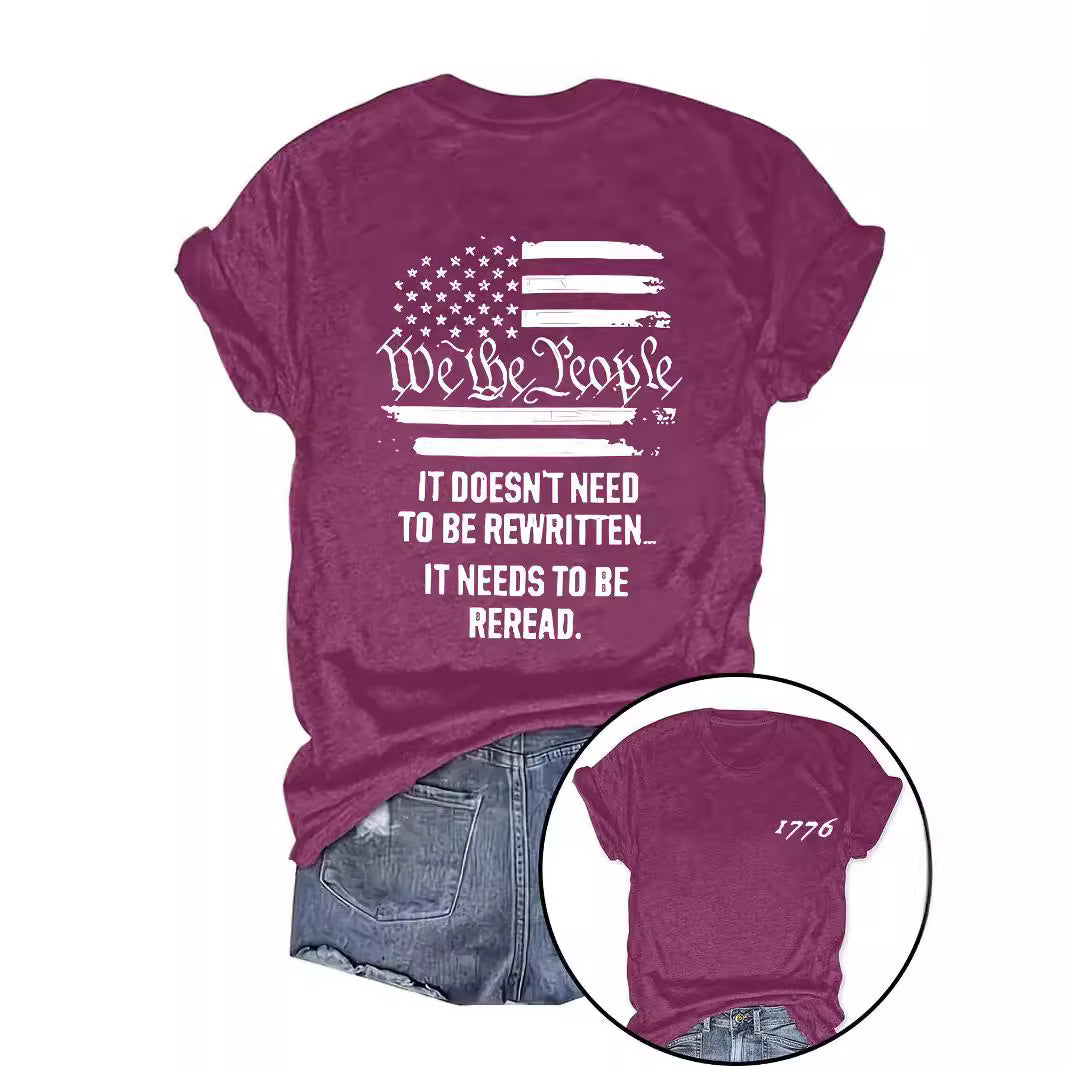 round-neck short sleeve